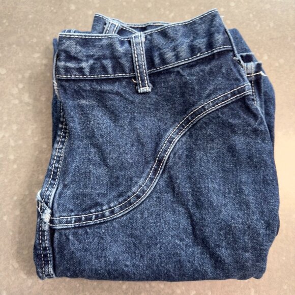 John Galt Dark Blue Straight Leg Jeans - Picture 1 of 11